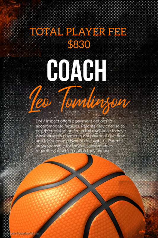 Player Registration Fee - Coach Leo Tomlinson